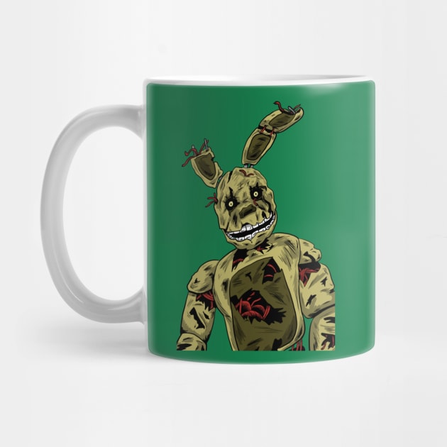 Springtrap by Black Snow Comics